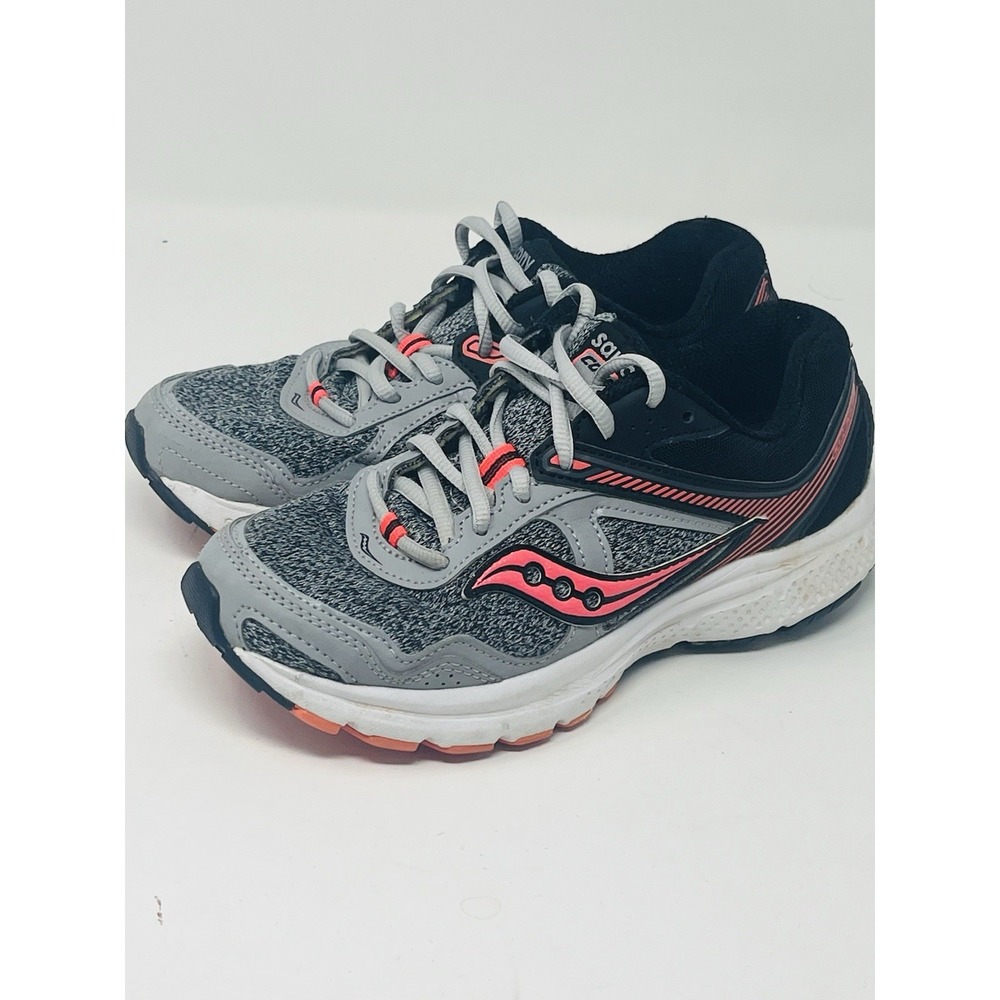 Saucony GRID COHESION 10 Womens Grey/Black/Coral S15333-14 Running Shoes Sz 6.5